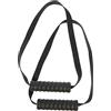 WHAMVOX Maniglie per Fitness, Impugnature Antiscivolo Leggere, Nere | Plastica e Nylon, Impugnatura Ergonomica Portatile, per Casa e Macchine Fitness, Accessorio per Esercizi