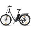 Touroll B1 Bicicletta Elettrica, 26 Bici Elettrica Adulto con 36V 15.6Ah Batteria al Litio Rimovibile, Autonomia di 90 KM, 7 Velocità, Velocità Max 25km/h
