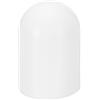 QUARKZMAN Copri Diffusori per Torcia, 38mm di x 60mm Altezza Coperture Flessibili in Silicone, Protezioni Filettate per Torce LED 39-43mm Mobili Tubi Bulloni, Bianco