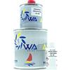 WAGA PAINT S.R.L. Gelcoat Bianco Nautica Vernice Poliestere per Vetroresina 750ML RAL 9010 con Catalizzatore Resina 50ML e Paraffina Ritocchi 200ML - Waga Paint Tecniques