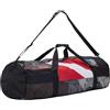 Generic Borsa da sub, portatile, in rete, pieghevole, ad asciugatura rapida, borsa a rete per attrezzatura subacquea con Zippe R, borsone da viaggio in rete per immersioni subacquee