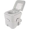 HIRAM Toilette Portatile 20L WC Chimico per Campeggio Viaggio Caravana WC Igienica Rimovibile per Bambini Anziani