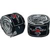 Playwell Fasce da boxe in cotone grigio mimetico per arti marziali, 4 metri di lunghezza