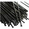 Generico Raggi Bici 10PC Bicycle Spokes Stainless Steel 26 inch 27.5 29 Straight Head Road Bike Elbow Bar Parts(Straight 281mm)