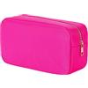 Generic Borsa da viaggio alla moda semplice color caramella tinta unita grande capacità portatile in nylon borsa da viaggio Tech Organizer da viaggio (B, taglia unica)