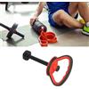 SustVita Maniglia per kettlebell regolabile SustVita con impugnatura in gomma antiscivolo per allenamenti in palestra a casa, converte piastre di peso da 1/2 pollice, caricabile fino a 100