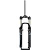 RUJIXU Forcella per Mountain Bike 26 Pollici Forcella MTB 100mm di Escursione Freno A Disco Freno A V Forcella A Molla 1-1/8 Tubo Dritto 28,6 Mm QR 9mm Blocco Manuale(Rot)