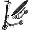 Raven - Monopattino per bambini, adulti - Scooter - Monopattino freestyle - Pieghevole, regolabile, tracolla per il trasporto, campanello - Trader con Freno a Mano, ruote da 200 mm