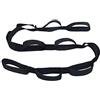 YNR® Loop Yoga Stretching Strap Belt Training Leg Body Esercizio Fitness Sport (1), Nero