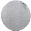Ufeiwan Copertura per palla da ginnastica con cerniera, custodia protettiva per palla da yoga, copertura in tessuto rimovibile, 65 cm (grigio, 65 cm)