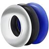 AJOHBM Silicone elastico in accessori per uomo Cọck Rịng Sport Anelli spessi regolabili da-D19Y12Z