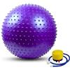YASTA Palla Fitness Pilates Fitball Gravidanza Puntinata 65cm per Yoga Gym Ball Massaggiante Antiscoppio - Palla Svizzera per Ginnastica Posturale e Riabilitazione - Carico 180kg, Pompa Inclusa