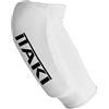 ORIENTE SPORT Parabraccio Paragomito Itaki e Top Ring n Cotone Elasticizzato, Colori Bianco - Blu - Nero - Rosso, per Karate, Kickboxing, Muay Thai (Bianco, M)