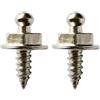YUANYAO 10 Pezzi Chiusura a Scatto Parte Superiore Parte Inferiore Ottone Cromato Tendalini in Tela for Camper e Barche Accessori for Barche Parti Marine(Lower Part)