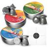 Generico Kit Piombini Softair Cal. 4.5 - Set 3 Scatole HN Hammer, Spike, Plinking + 10 Bersagli 14x14 cm - Pallini Piombo per Carabina e Pistola Aria Compressa, Ideale per Tiro a Segno Sportivo