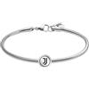 Seven Bracciale Juventus in acciaio, Con piastra centale, Bambini e Ragazzi, Squadra di Calcio, Idea regalo per tifosi