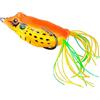 SagaSave (Colore B) 5 cm/1 Pz Topwater Jump Rana Esche morbide, Attrezzatura da Pesca Accessori con Doppio Ami Sharp per spigola, luccio, salmone, crappie acqua dolce salata
