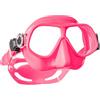 SCUBAPRO Steel Comp - Maschera da apnea, con doppia lente e senza cornice, design a basso volume, colore: rosa