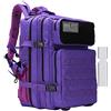 YUANZHOU Zaino tattico da 45 litri Zaino d'assalto militare Zaino Molle Zaini grandi Escursionismo all'aperto Campeggio Trekking Caccia,Purple