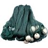 CINGHI LUSSO Rete da pesca a strascico grande, rete da pesca professionale per pesci, massimizza la cattura per il blocco del fiume Minnow altezza 3,5 m x 2,5 m
