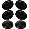 GATHINESS 6 Coperture per Asta del Trampolino in Gomma Nera Accessori per Trampolino Finitura Fine Protezione Sicura in Uso Quotidiano