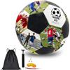 FCLYDER Pallone da Calcio Personalizzato con Nome e Foto - Regalo per Uomo, Papà, Fidanzato - Compleanno, Natale, Anniversario - Allenatore, Sportivo, Tifoso (Calcio)