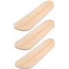Milisten Set 3 Pezzi Tavola Skate in Legno 7 Strati per Ragazzo Ragazza, Superficie Liscia per DIY Skateboard e Pittura Artistica