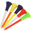Tenlacum 50 pc/Sacchetto di plastica Multi Colore T di Golf 83 Millimetri Durevole Cuscino di Gomma Top Golf Tee Golf Accessori