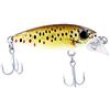 JATSUI Tiny Minnow Floating, Colore 066 Artificiale da Pesca, Bianco/Rosso, 35 mm
