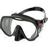 Atomic Filters Atomic Aquatics Maschera senza montatura per immersioni e snorkeling, colore nero, vestibilità standard