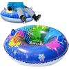 Opdestn Slittino da Neve Gonfiabile | Slittino Gonfiabile per Adulti - Sled Ergonomico per Piste e Innevati | Sport Invernali All Aperto Famiglia Bambini Neve