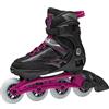 FILA Wave 84, Pattini in Linea Uomo, Schwarz-Magenta, 38