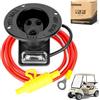 10L0L 48 Volt Caricabatterie Presa e Fusibile,Club Car Golf Cart Presa di ricarica DS Golf Cart Presa di ricarica 101802101