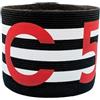 Fashion Graphic Fascia da Capitano Calcio adulto Professionale Fascia Capitano Calcio Rigata Con Numero Personalizzato Elastica con strappo e laccetto per il braccio per Adulti Sport Calcio Made in Italy (Blu)