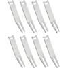 PATIKIL Metallo Curvatura Golf Divot Riparazione Strumento 8pz Metallo Golf Forcella Accessorio Spiedo Curvo per Golfisti Uomini Donne Riparazione Argento