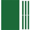 PATIKIL Tessuto per Biliardo 9ft, Feltro per Tavolo Biliardo Professionale con 6 Strisce Panno, Accessori Ricambio in Panno Biliardo per Bar Club, Verde