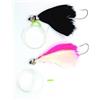 Pescasubito.com Set da 2 Piume Pesca Traina Tombarelli Tonnetti Palamita Trainetta Piuma Mare