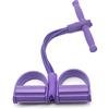 QSCTYG Banda di Resistenza 2 Gum Pz Fitness 4 Tubo Fasce di Resistenza del Lattice Pedale Ginnico Sit-up Fune Expander Fasce Elastiche Yoga Attrezzature Pilates Workout 33 (Color : Purple)