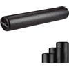 Vivezen - Rullo da yoga e fitness in schiuma EPP ad alta densità - 90 x 15 cm - Nero