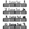 Gufacai Porta medaglie personalizzato con espositore per nome, per nastri premi, testo, colori e immagini. Danza, ginnastica, corsa, calcio, pickleball, karate, baseball, golf, cartelli decorativi e