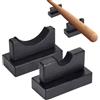 Berriphonia Display Di Mazze Da Baseball - Porta Di Mazza Da Baseball In Legno Da 1 Coppia, Supporto Per Mazze Da Baseball Spaziale, Supporto Per Display Multifunzionale Con Fodera Morbida Per Da Davanzali