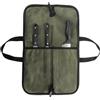 Generic Borsa arrotolabile per coltelli da, resistente, in tela cerata, porta coltelli, portatile, per casa, cucina, campeggio, picnic, Verde militare, Refer to description, Unisex