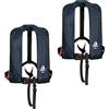 12skipper Set di 2 12skipper giubbotto di salvataggio automatico 165N ISO, blu navy