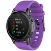 HappyTop - Cinturino di ricambio per Garmin Fenix 5/Fenix 5 Plus, a sgancio rapido, in silicone, con kit di riparazione (viola)