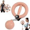 Generico Infinity Arm Hoop - Cerchio Fitness per Braccia E Spalle, Attrezzo Intelligente per Tonificare Le Braccia Con Tracker Digitale Allenamento Con Manovella per Avambracci, Ideale per Palestra(Pink)