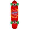 D Street DSTREET Cruiser Atlas - Skateboard Unisex da Adulto, Rosso (Rosso), 28 Pollici