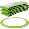 Arebos Protezione a Molla per Trampolino 366 cm | Copertura del Bordo del Trampolino | Protezione per Bordo di Tappeto Elastico | 100% Resistente ai Raggi UV Antistrappo | Verde Chiaro