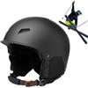 jamgeery Elmetto da snowboard, cappello di sicurezza per lo sci,Casco da snowboard regolabile ammortizzante - Cappello di sicurezza traspirante con clip per occhiali per gli sport sulla neve quando fa