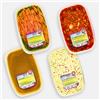 Poiget Cesto mix gastronomia piemontese con acciughe in salsa verde, antipasto piemontese, bagna cauda e insalata russa con verdure fresche (Confezione 4 pz. da Kg) - SAG
