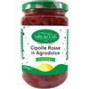 Valle del Crati ECCELLENZE GASTRONOMICHE Valle del Crati Cipolle Rosse in Agrodolce | Cipolle Rosse Calabresi | Ideale come Contorno e Condimento per Antipasti, Carne, Panini, Pizze, Formaggi | Vasetto 290 gr